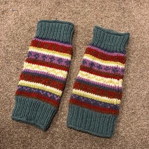 Knit leg warmers